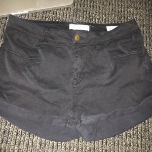 Bullhead PACSUN black stretchy jean shorts